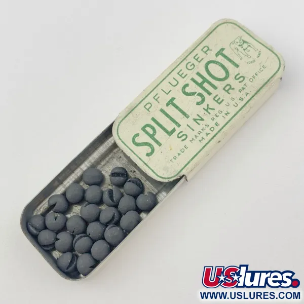 Pflueger Split Shot Sinkers, Piombi Spaccati, Attrezzatura da Pesca #23833