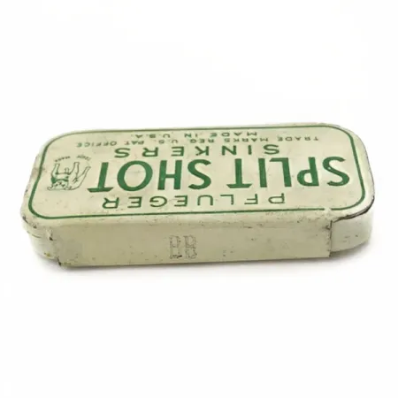 Pflueger Split Shot Sinkers, Piombi Spaccati Vintage #23834