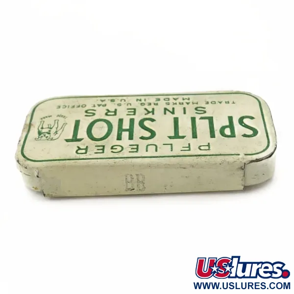 Pflueger Split Shot Sinkers, Piombi Spaccati Vintage #23834