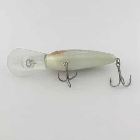 Bomber Fat Free Shad Bill Dance, 14g, Pearl Silver, Crankbait Deep Diver #23836