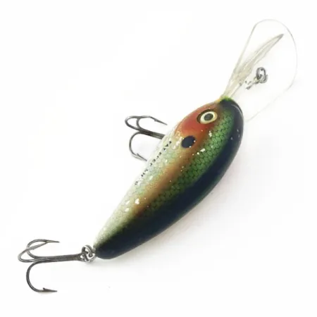 Bomber Fat Free Shad Bill Dance, 14g, Pearl Silver, Crankbait Deep Diver #23836