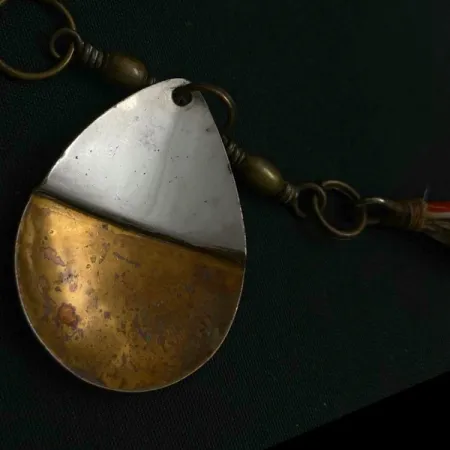 W.T. J. Lowe Lowe's Star Colorado Spinner 4 №5823 (1890S), Nichel/Ottone, 7g, Cucchiaino Rotante #23847