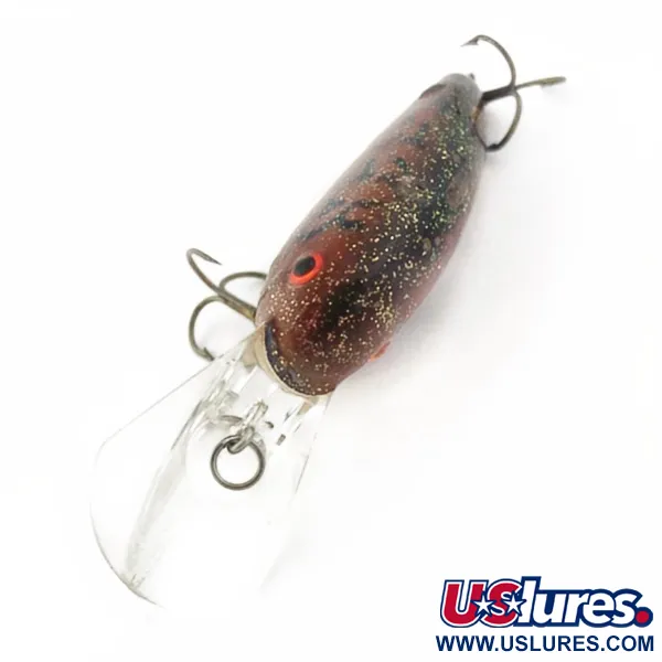 Bomber Fat Free Shad, Marrone 28g, Crankbait Deep Diver #23860