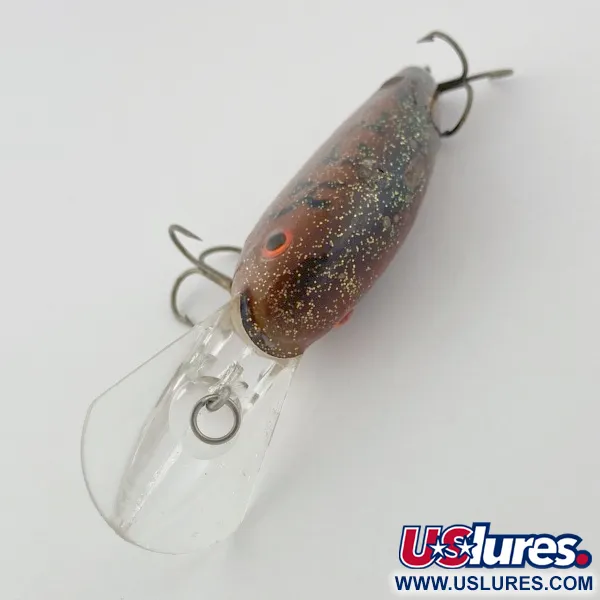 Bomber Fat Free Shad, Marrone 28g, Crankbait Deep Diver #23860