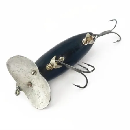 Fred Arbogast Jitterbug Early Bug Eye, 1/2oz Nero, Esca Topwater #23870