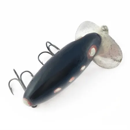 Fred Arbogast Jitterbug Early Bug Eye, 1/2oz Nero, Esca Topwater #23870