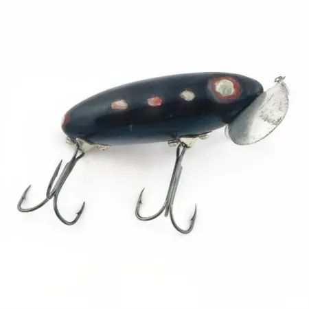 Fred Arbogast Jitterbug Early Bug Eye, 1/2oz Nero, Esca Topwater #23870