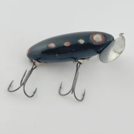 Fred Arbogast Jitterbug Early Bug Eye, 1/2oz Nero, Esca Topwater #23870