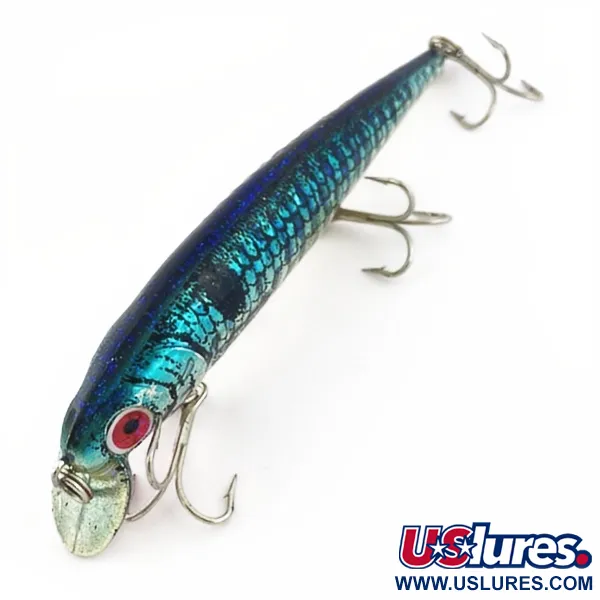 Renosky Lures Joe's Pirate Crystalina Minnow, 14g, Blu e Argento, Minnow #23883