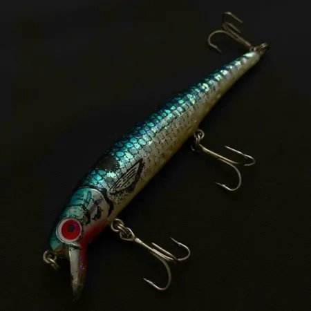 Renosky Lures Joe's Pirate Crystalina Minnow, 14g, Blu e Argento, Minnow #23883