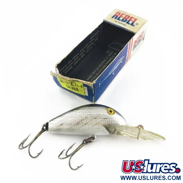 Rebel Super R, Silver, 14g, Crankbait Floating #23898