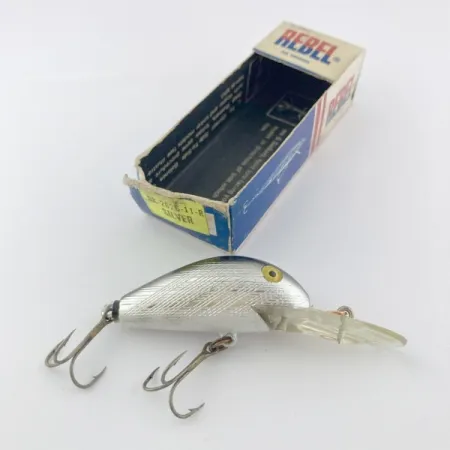 Rebel Super R, Silver, 14g, Crankbait Floating #23898