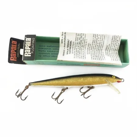 Rapala Original Floater F11, 6g, G (Gold), Minnow Galleggiante #23899
