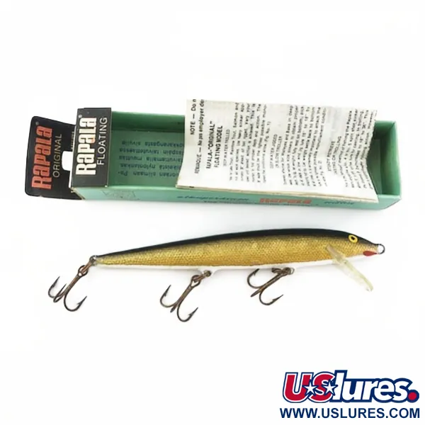 Rapala Original Floater F11, 6g, G (Gold), Minnow Galleggiante #23899