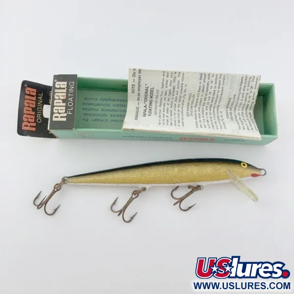 Rapala Original Floater F11, 6g, G (Gold), Minnow Galleggiante #23899