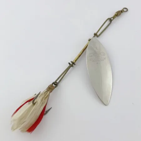 4 Bros 4 Brothers Willow Leaf, 14g Nichel/Rosso, Cucchiaino Rotante #23937