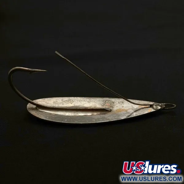 Johnson Silver Minnow Weedless, Nichel 28g, Cucchiaino Ondulante #23943