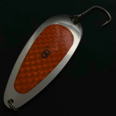 Grassl's Double OO Bayfield Brute, 31g Nichel Arancio, Cucchiaino Ondulante #23962