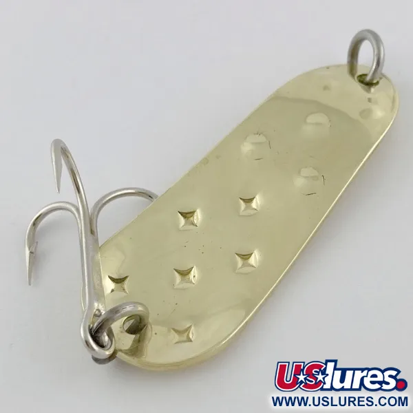 Luhr Jensen Alpena Diamond, 14g, nichel/verde, Ondulante #23966