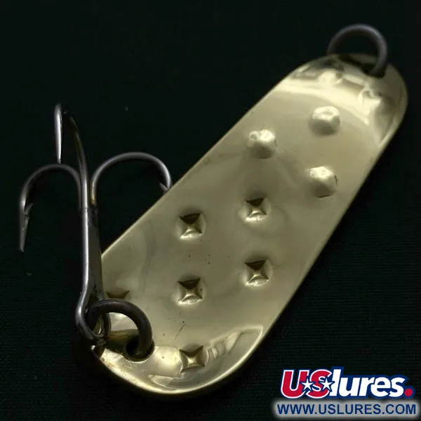 Luhr Jensen Alpena Diamond, 14g, nichel/verde, Ondulante #23966