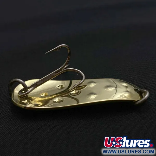 Luhr Jensen Alpena Diamond, 14g, nichel/verde, Ondulante #23966