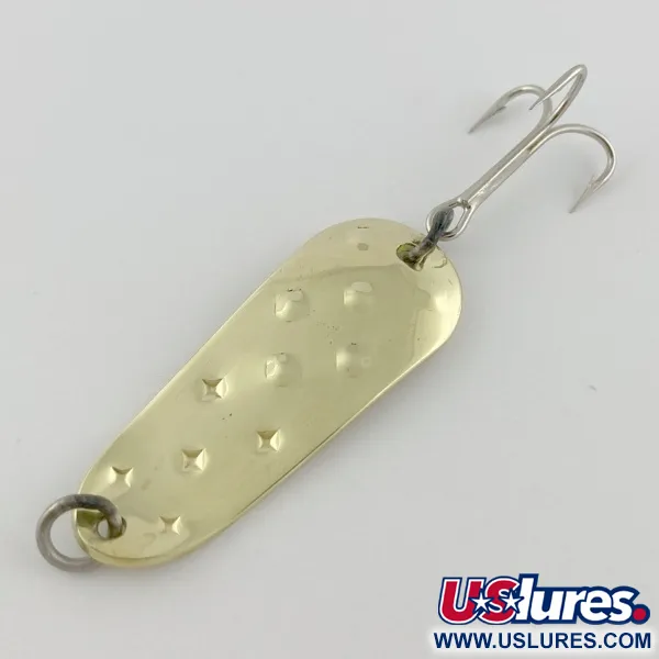 Luhr Jensen Alpena Diamond, 14g, nichel/verde, Ondulante #23966