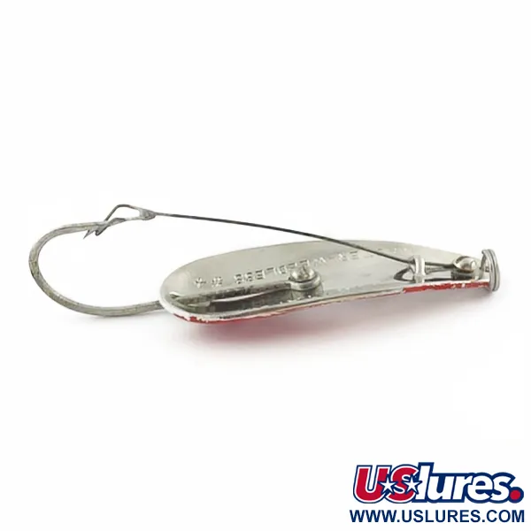 Master Weedless Lotta Junior, 12g, Rosso e Bianco, Cucchiaino Ondulante #23969