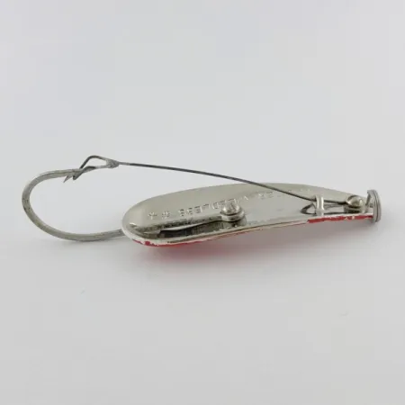 Master Weedless Lotta Junior, 12g, Rosso e Bianco, Cucchiaino Ondulante #23969