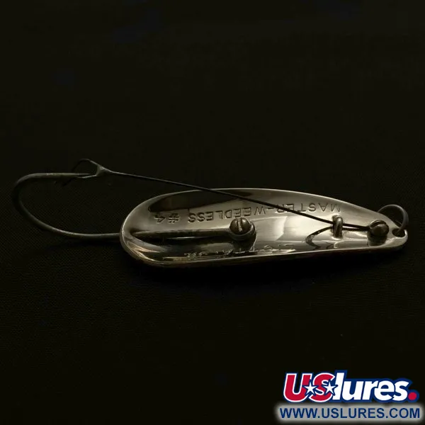 Master Weedless Lotta Junior, 12g, Rosso e Bianco, Cucchiaino Ondulante #23969