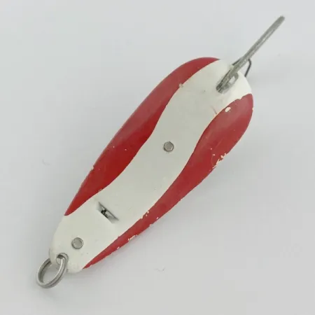 Master Weedless Lotta Junior, 12g, Rosso e Bianco, Cucchiaino Ondulante #23969