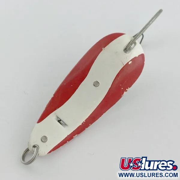 Master Weedless Lotta Junior, 12g, Rosso e Bianco, Cucchiaino Ondulante #23969