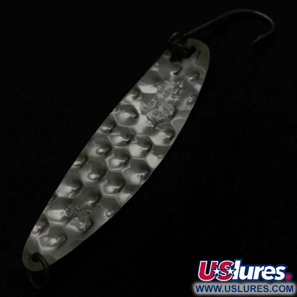 Luhr Jensen Flutter Spoon 35, Argento 7g, Cucchiaino ondulante #23981
