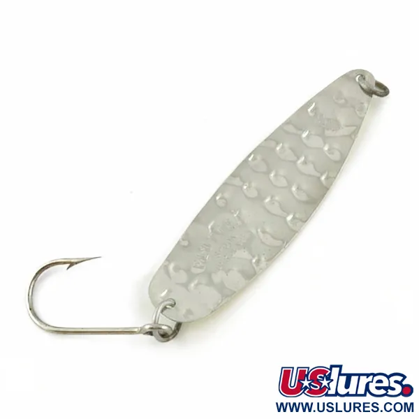 Luhr Jensen Flutter Spoon 35, Argento 7g, Cucchiaino ondulante #23981