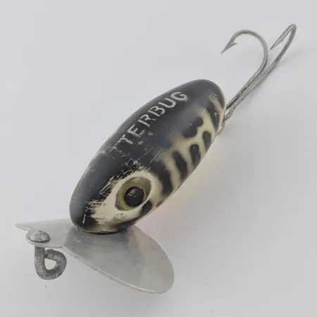 Fred Arbogast Jitterbug, 4g, Crema a Macchie Nere, Esca Topwater #23993