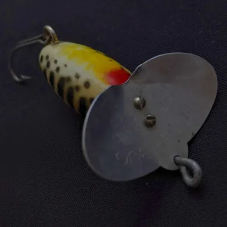 Fred Arbogast Jitterbug, 4g, Crema a Macchie Nere, Esca Topwater #23993