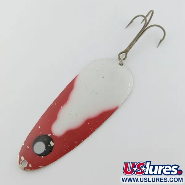Lindy Gator, 45g, rosso/bianco/nickel, Cucchiaino Ondulante #24009