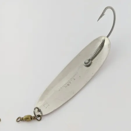 Clark Specialty Corp Hammondsport NY, Argento, 17g, Cucchiaino Ondulante #24019