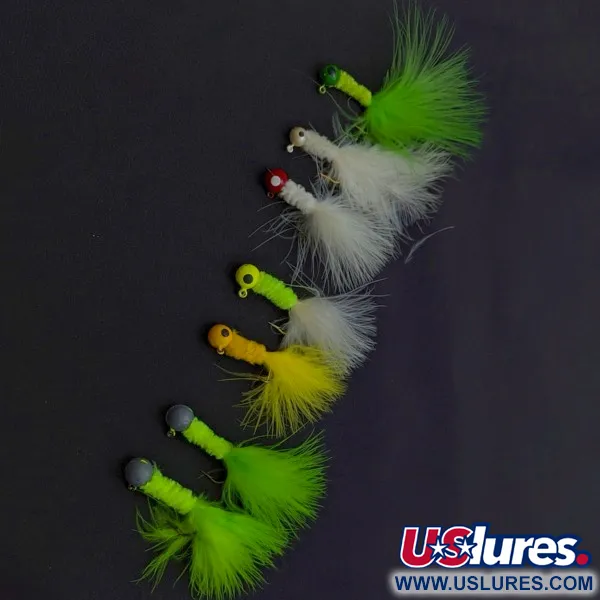 Creme Jigs, 7 pezzi, 1/16oz (2g), Mini Jigs #24037