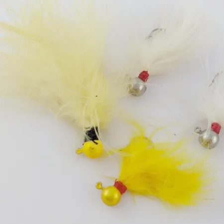 Creme Mini Jigs, Giallo e Bianco, 3,5g, Esche Jig #24038