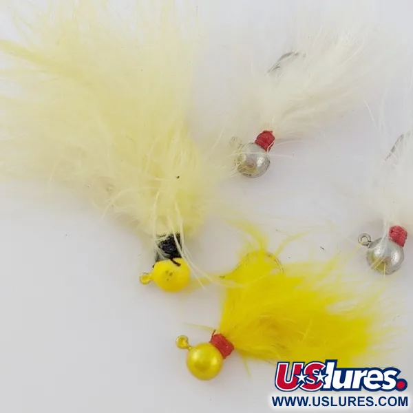 Creme Mini Jigs, Giallo e Bianco, 3,5g, Esche Jig #24038