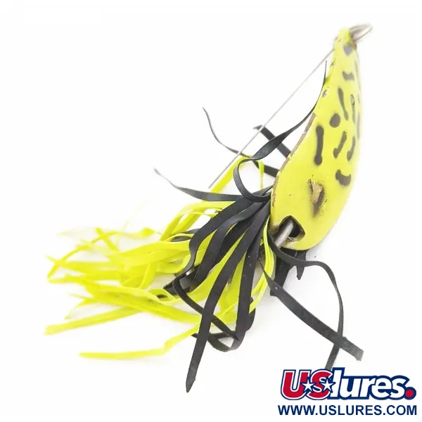 Strike King Timber King, 14g yellow frog, spoon antialga #24039