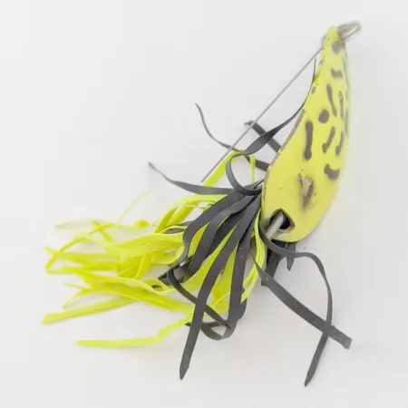 Strike King Timber King, 14g yellow frog, spoon antialga #24039