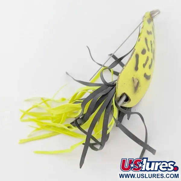 Strike King Timber King, 14g yellow frog, spoon antialga #24039