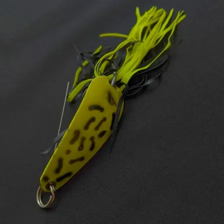 Strike King Timber King, 14g yellow frog, spoon antialga #24039