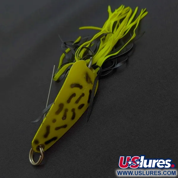 Strike King Timber King, 14g yellow frog, spoon antialga #24039