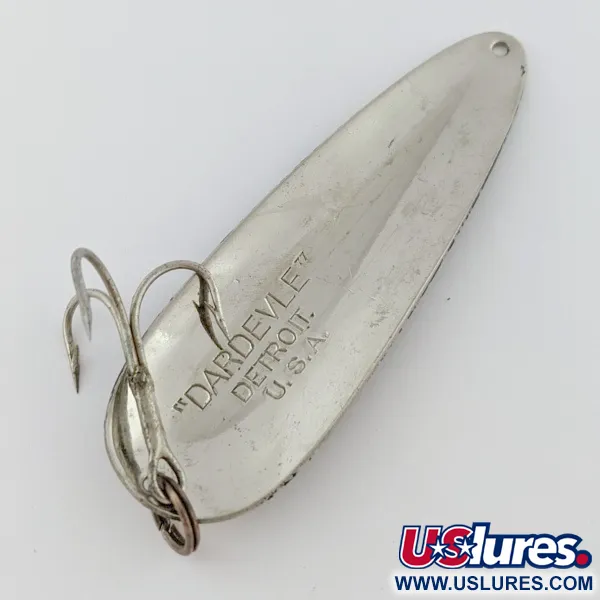 Eppinger Dardevle Detroit, 1oz Black Devle, Ondulante Vintage #24040