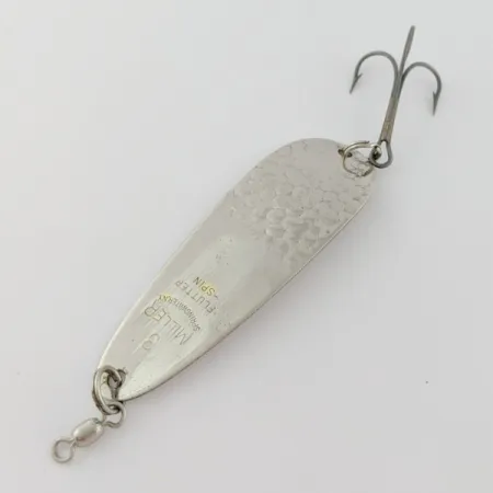 Miller Flutter Spin 3 Ondulante, Argento, 1/2oz, Martellato, #24041