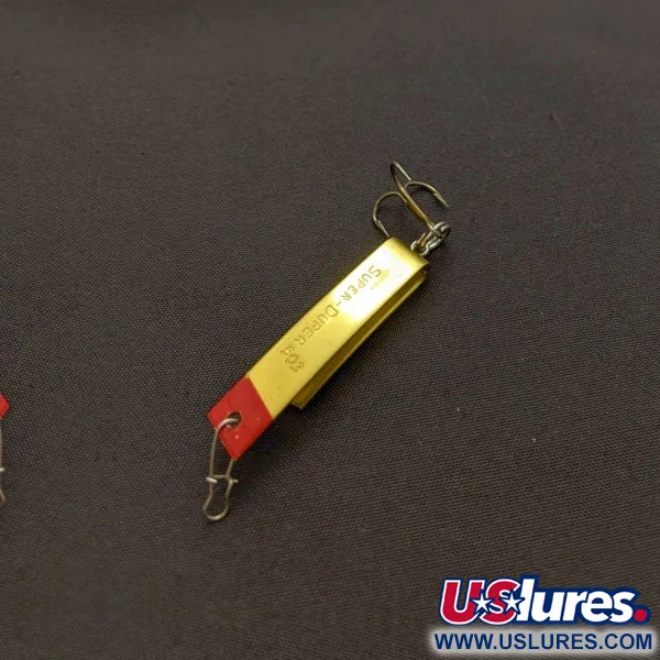 Luhr Jensen Super-Duper 503, 4,3g, nero/oro/rosso, Cucchiaino #24052