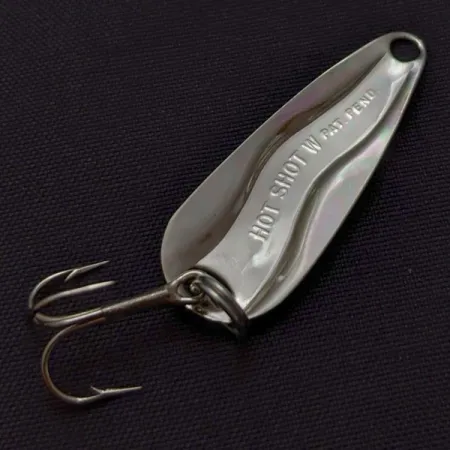 Luhr Jensen Hot Shot W, 1,3g, Nickel, Cucchiaino Ondulante #24061