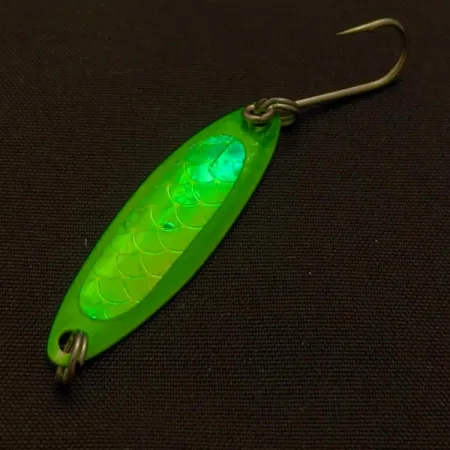 Luhr Jensen Needlefish 1, Verde 2g, Cucchiaino Ondulante #24078